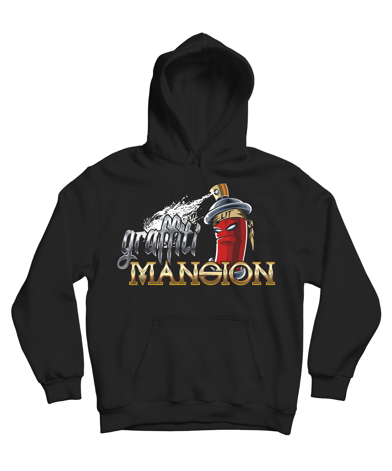 Graffiti Mansion Logo Hoodie