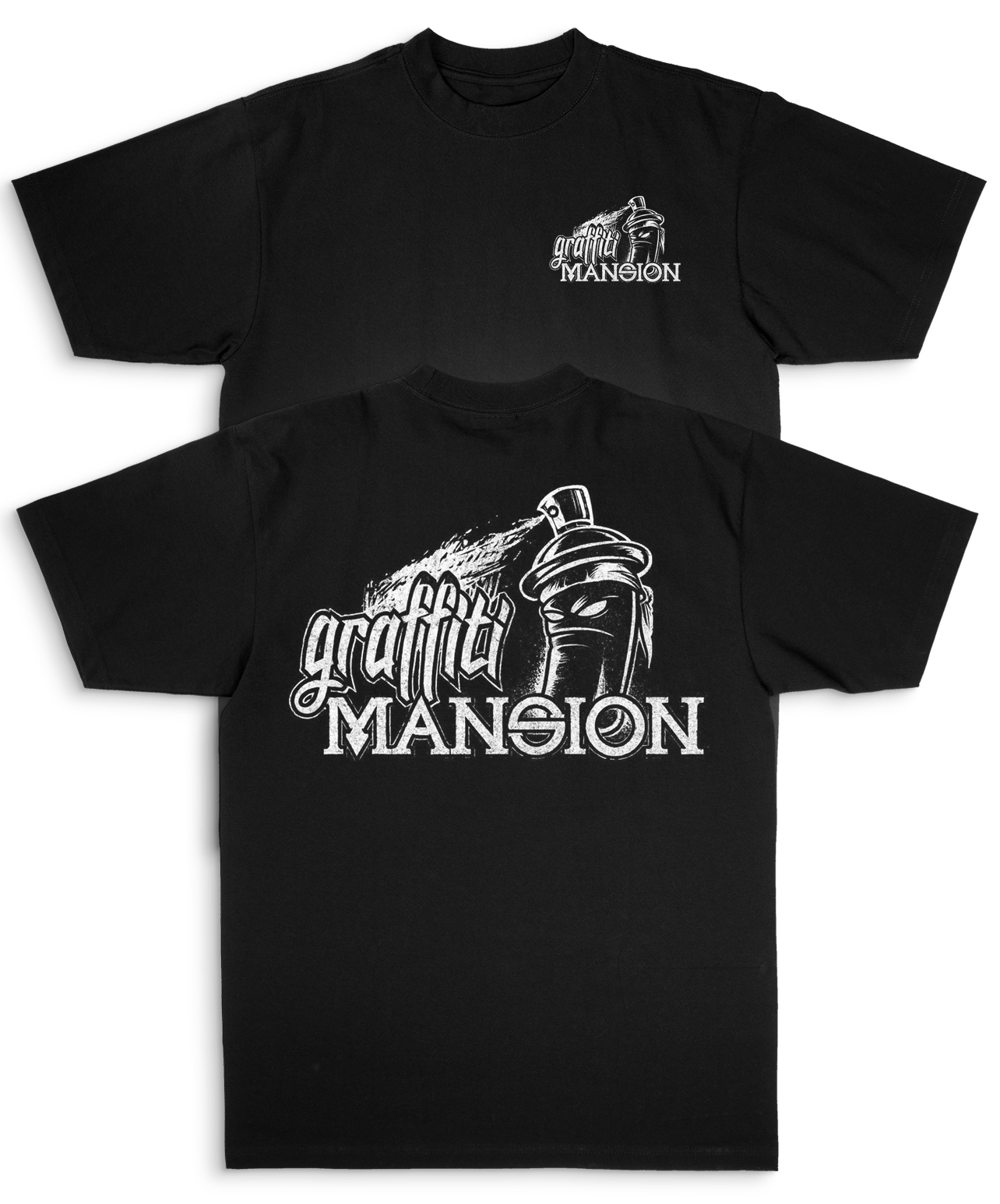 Graffiti Mansion Logo Grunge
